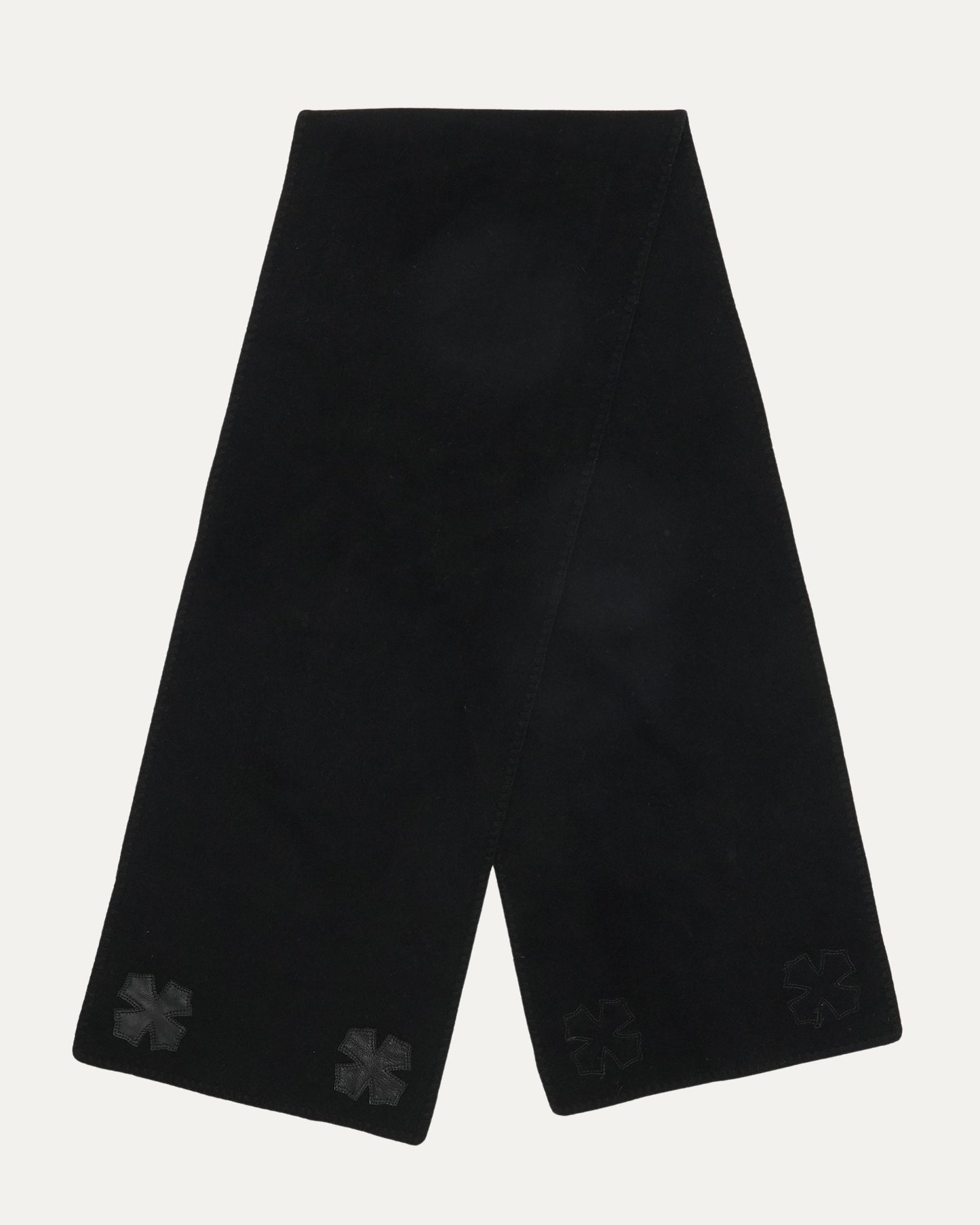 Cashmere Cross Patch Scarf
