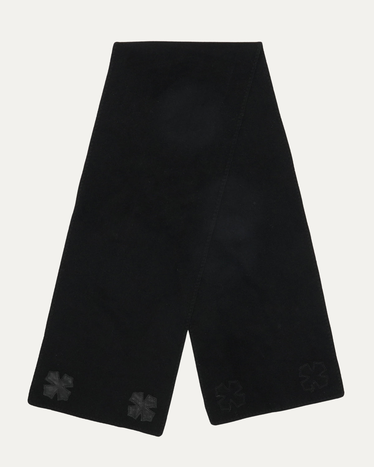 Cashmere Cross Patch Scarf