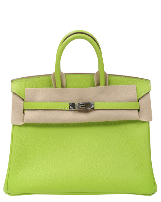 Birkin 25 Candy Collection Kiwi Epsom Leather (2011)