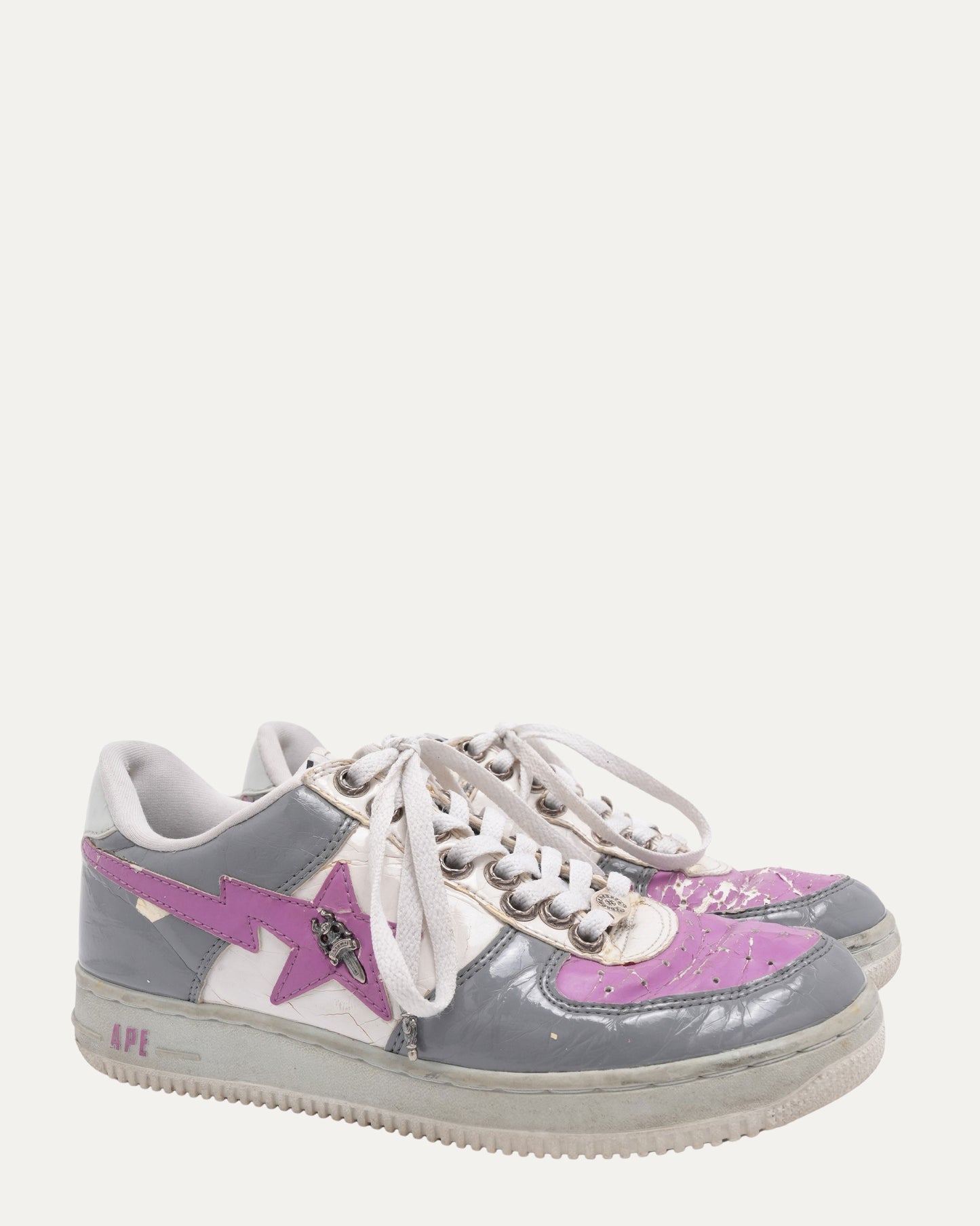 Patent Leather Bape Sta Sneakers