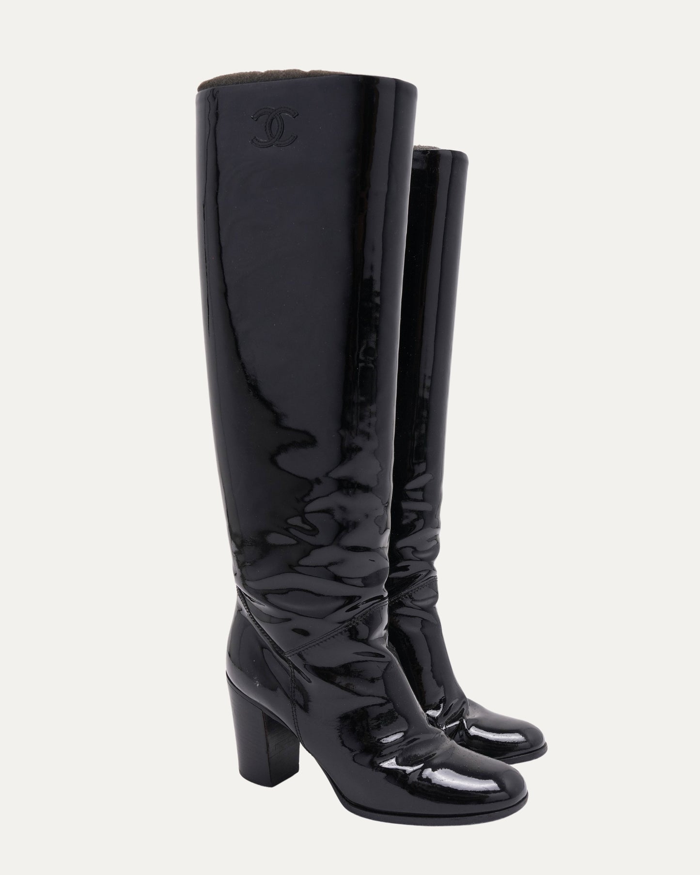 Patent Leather Go Go Boots