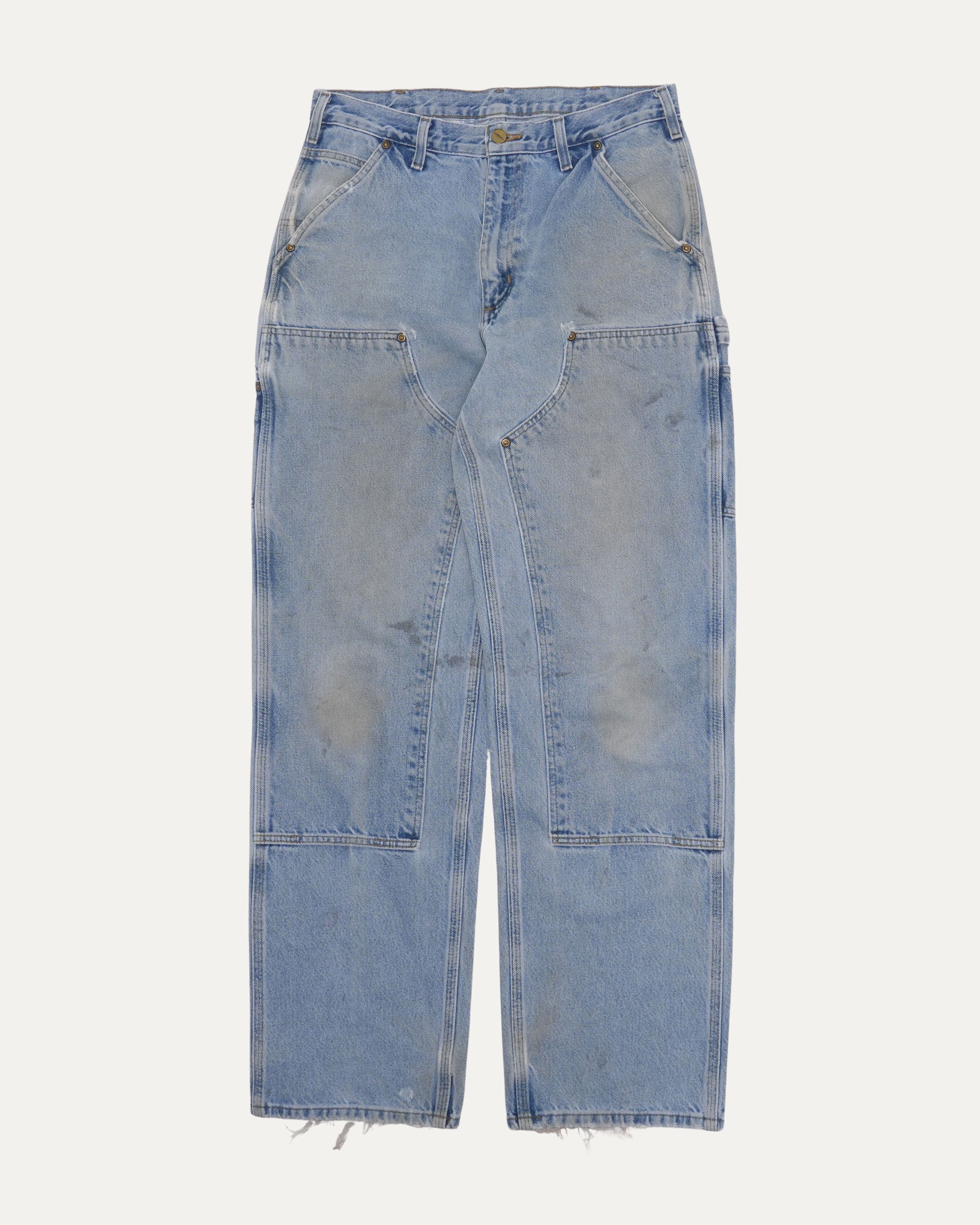 【CARHARTT】DOUBLE KNEE DENIM JEANS Vintage Carhartt Double Knee Jeans – Justin Reed