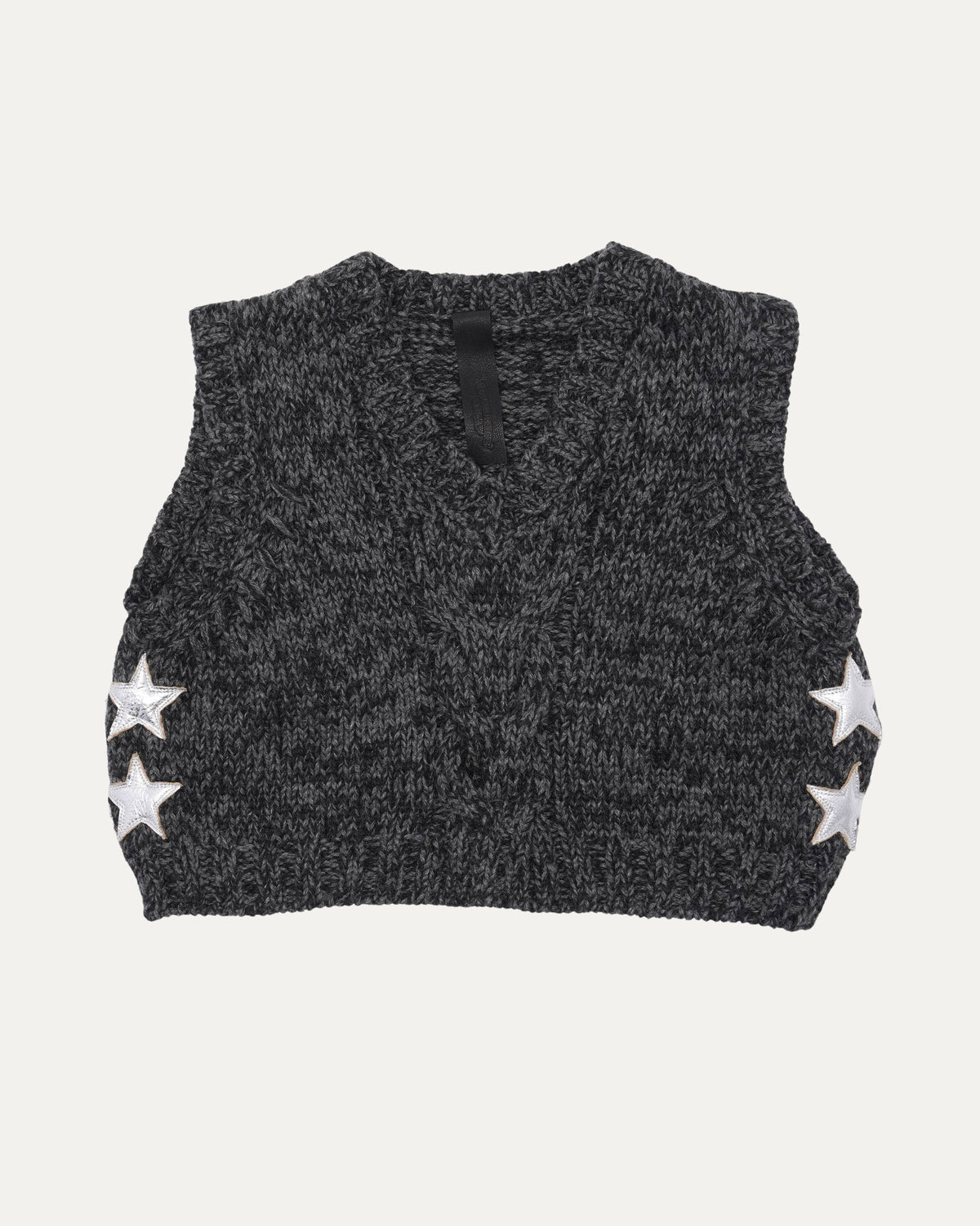 Star Patch Sweater Vest