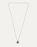 Medallion Pendant on Ball Chain Necklace