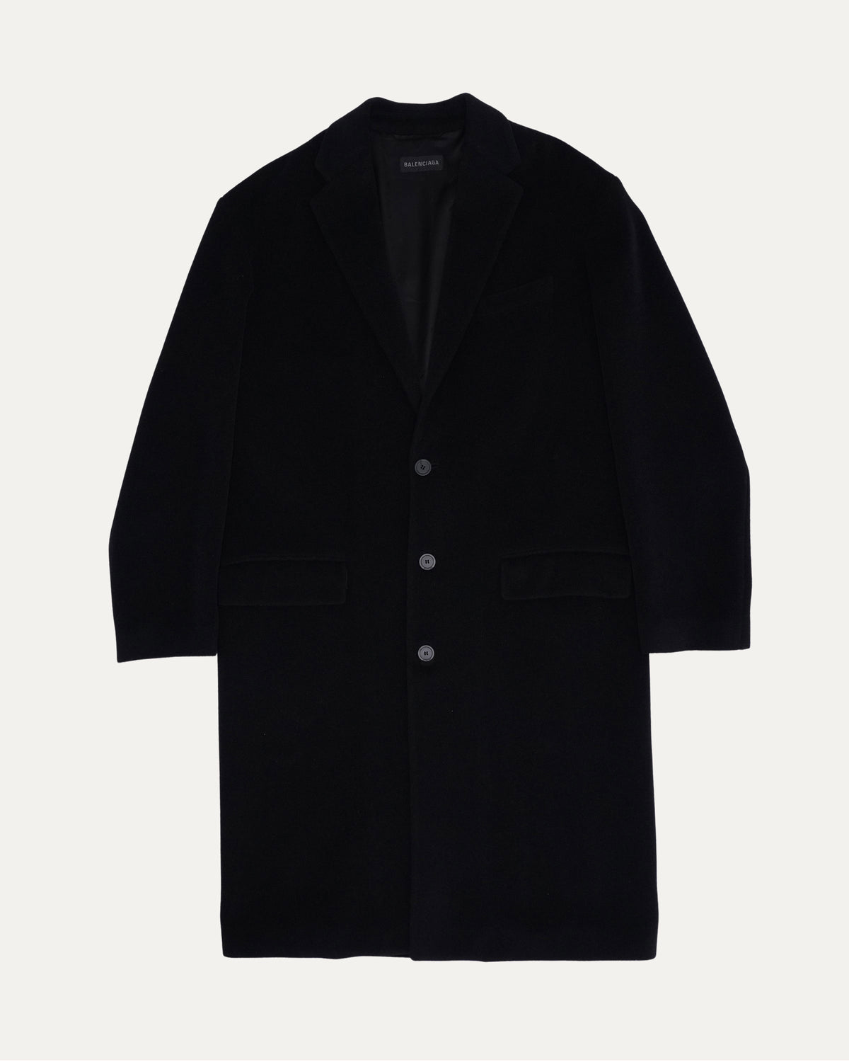 Alpaca-Wool Blend Overcoat