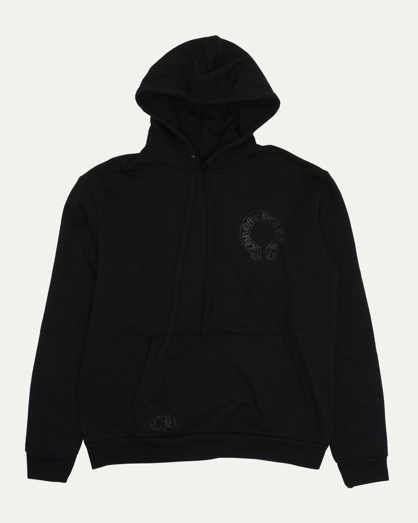Tonal Horseshoe Logo Hoodie