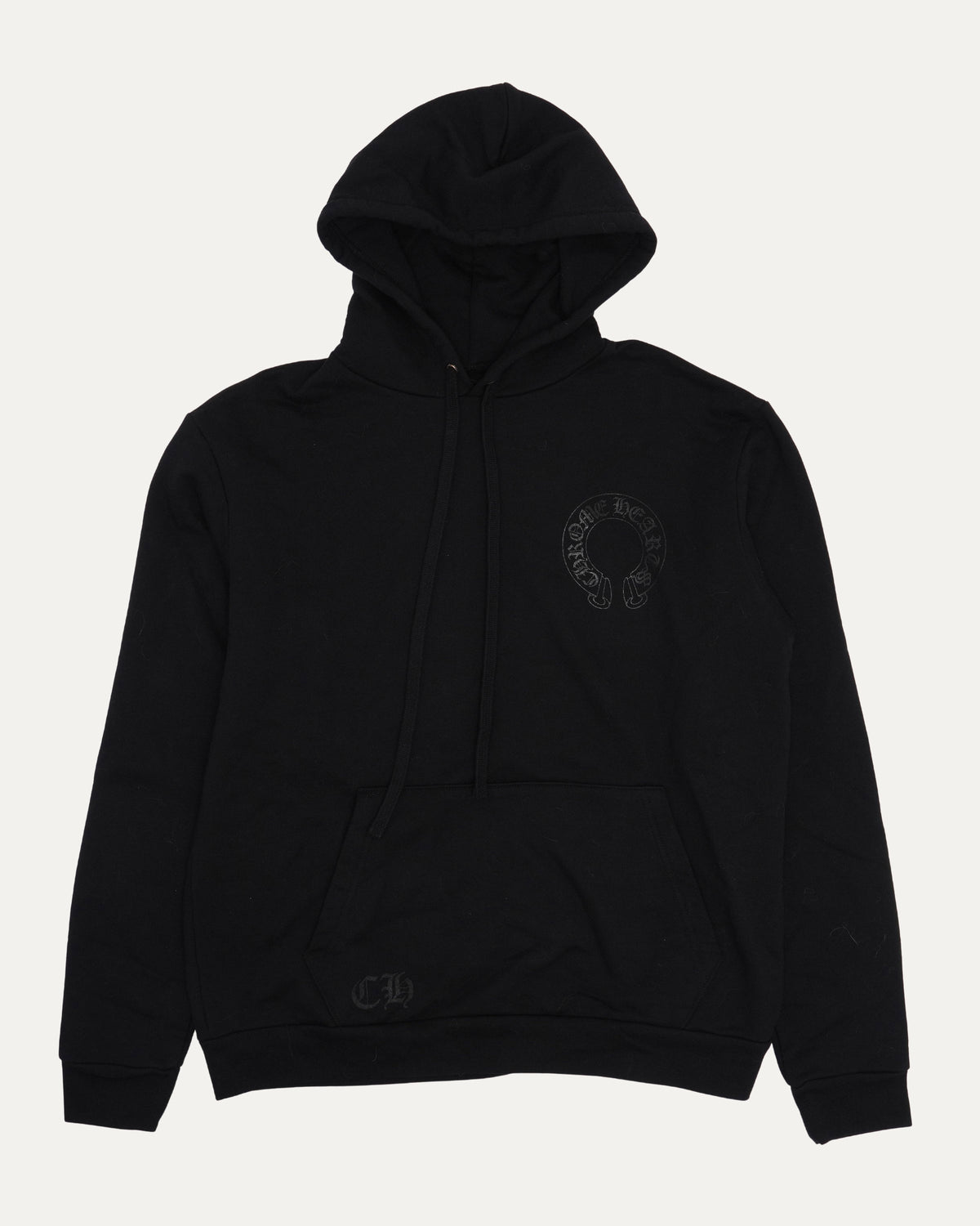 Tonal Horseshoe Logo Hoodie