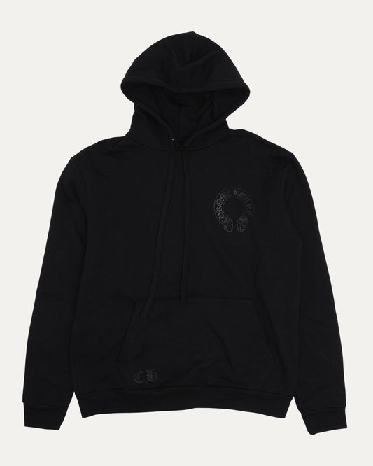 Tonal Horseshoe Logo Hoodie