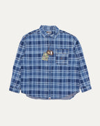 Plaid Denim Shirt