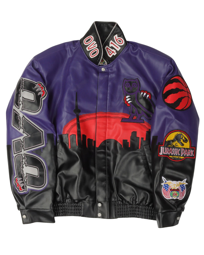 OVO Jurassic Park Raptors Varsity Jacket