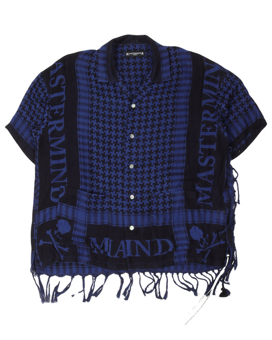 Scarf Button Up Shirt