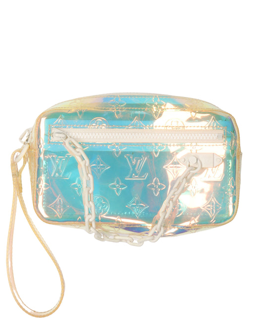 PVC Monogram Pochette Volga Iridescent Prism