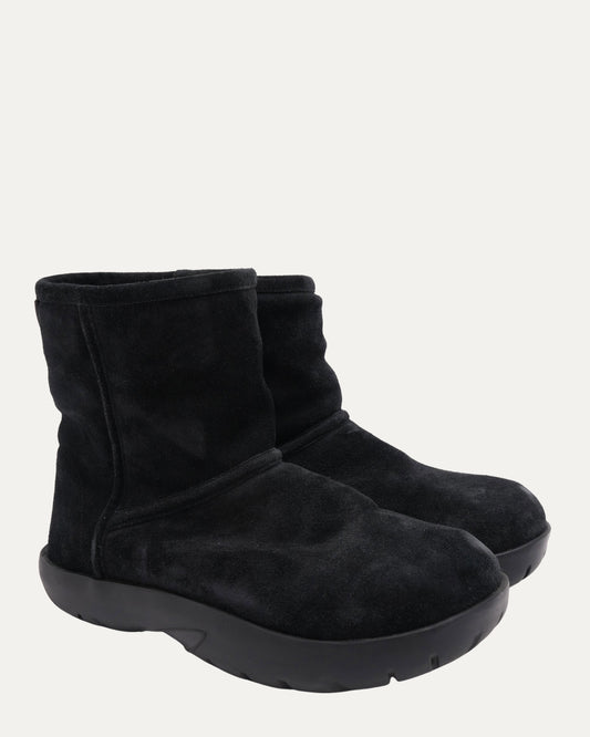 Snap Suede Ankle Boots