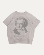 Beethoven Short Sleeve Crewneck Sweatshirt