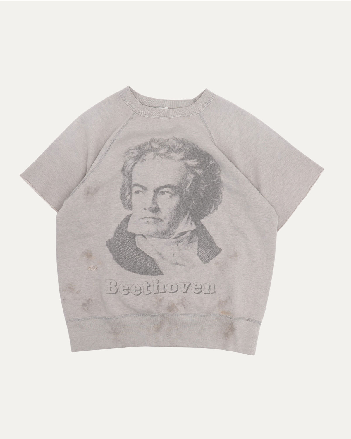 Beethoven Short Sleeve Crewneck Sweatshirt