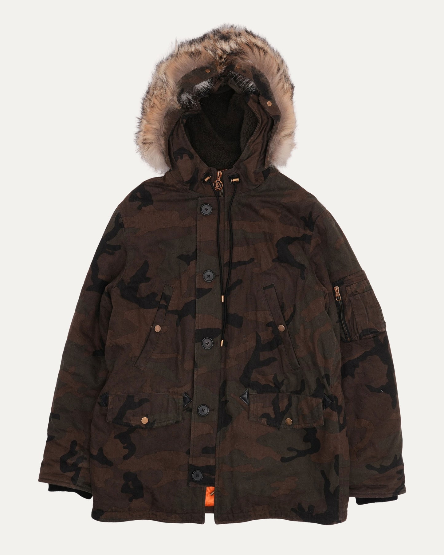 Supreme Camouflage Denim Jacquard N-3B Parka