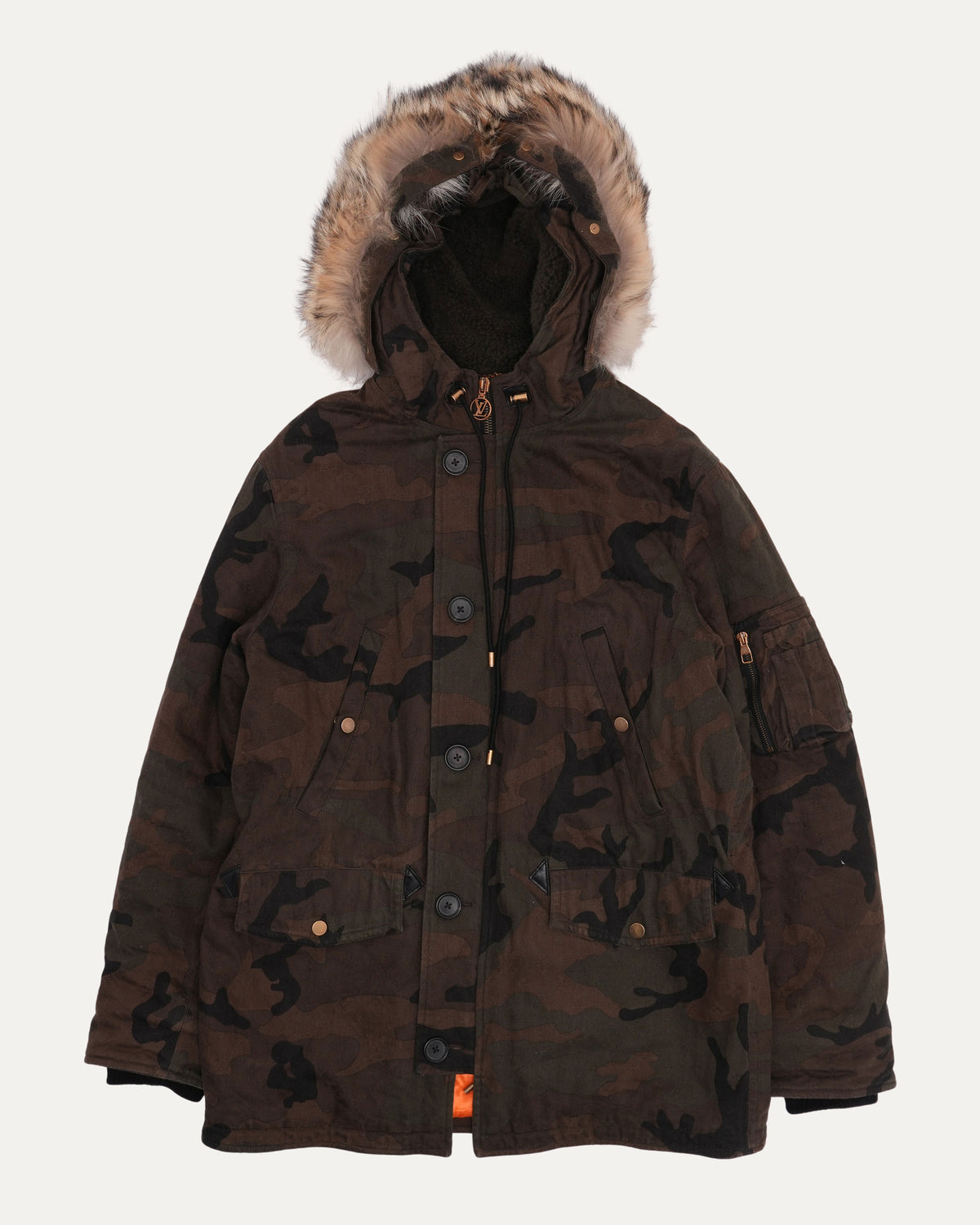 Supreme Camouflage Denim Jacquard N-3B Parka