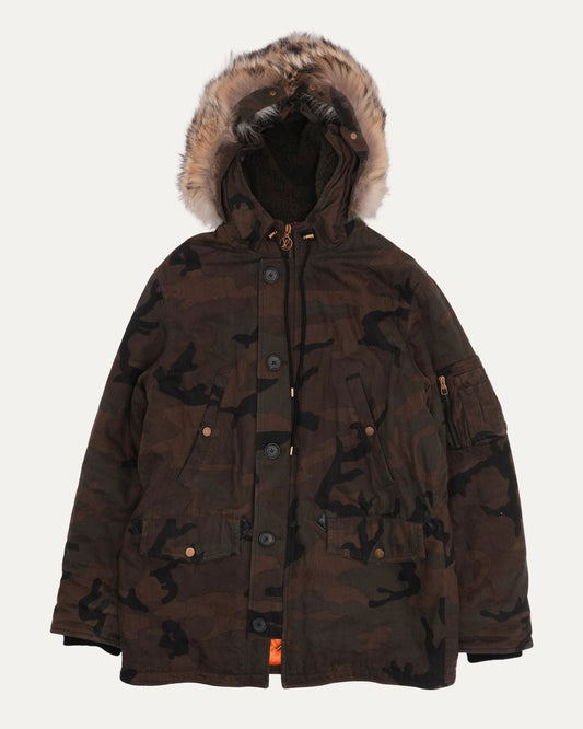 Supreme Camouflage Denim Jacquard N-3B Parka
