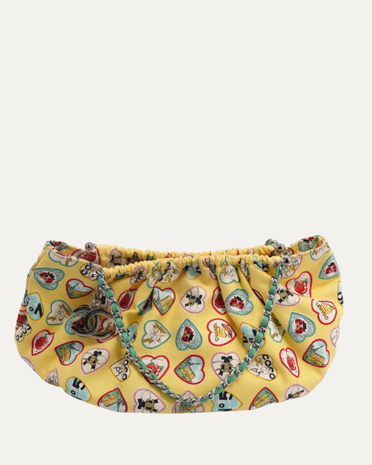 Canvas Valentine Hobo Bag