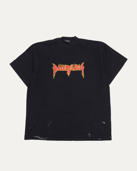 Distressed Metal Logo T-Shirt