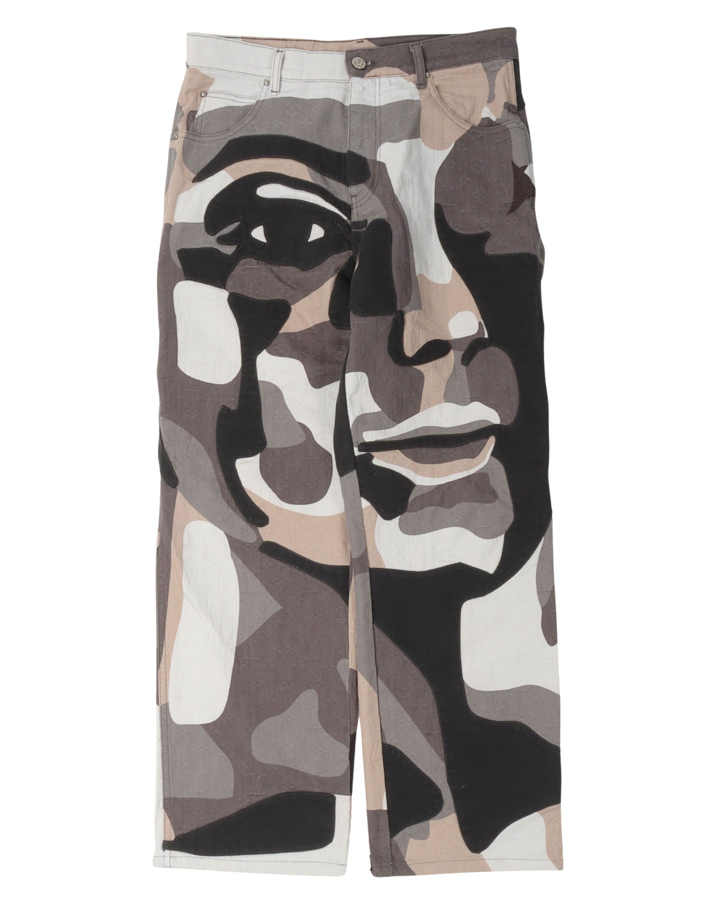 Kidsuper Patchworked Portrait Jeans