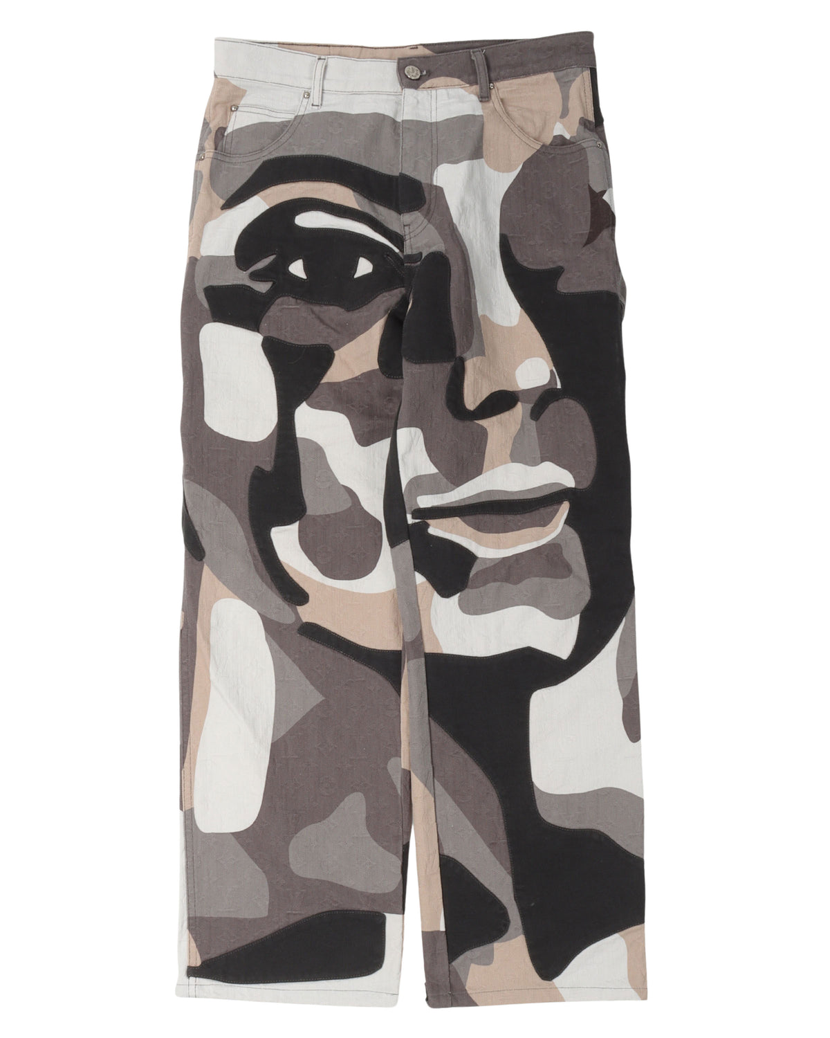 Kidsuper Patchworked Portrait Jeans