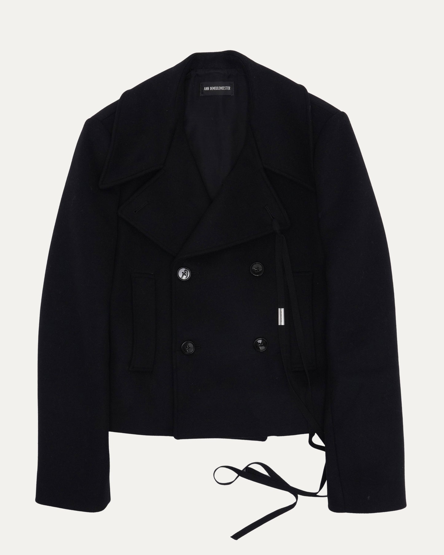 Double Breasted High Comfort Short Caban Coat