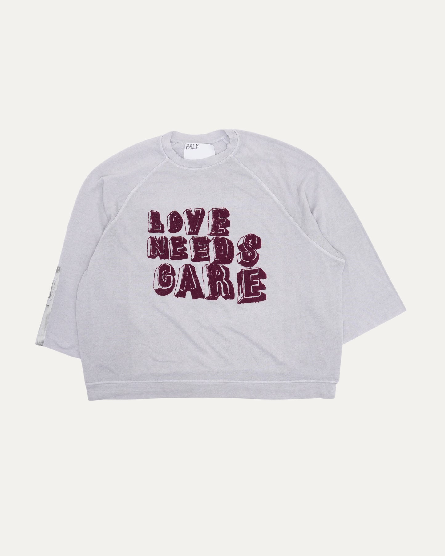 Love Needs Care Crewneck Sweatshirt