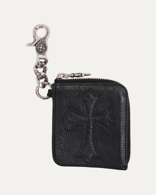 Plus Cross Patch Wallet with Fancy Link Chain