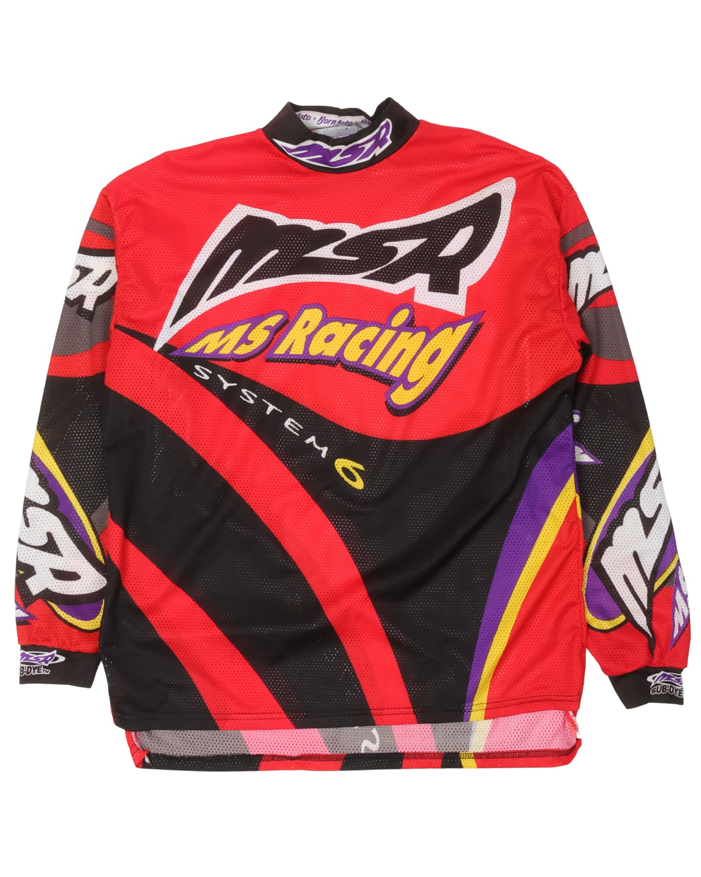 msr motocross gear Vintage MSR System 6 Motocross Jersey – Justin Reed