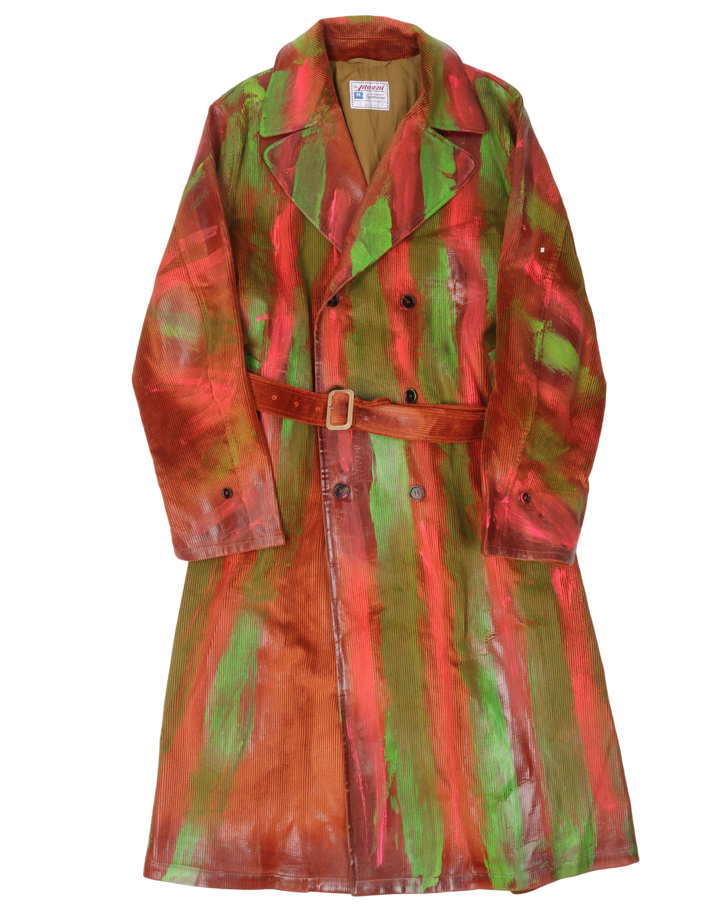 Hand Painted Trench Coat