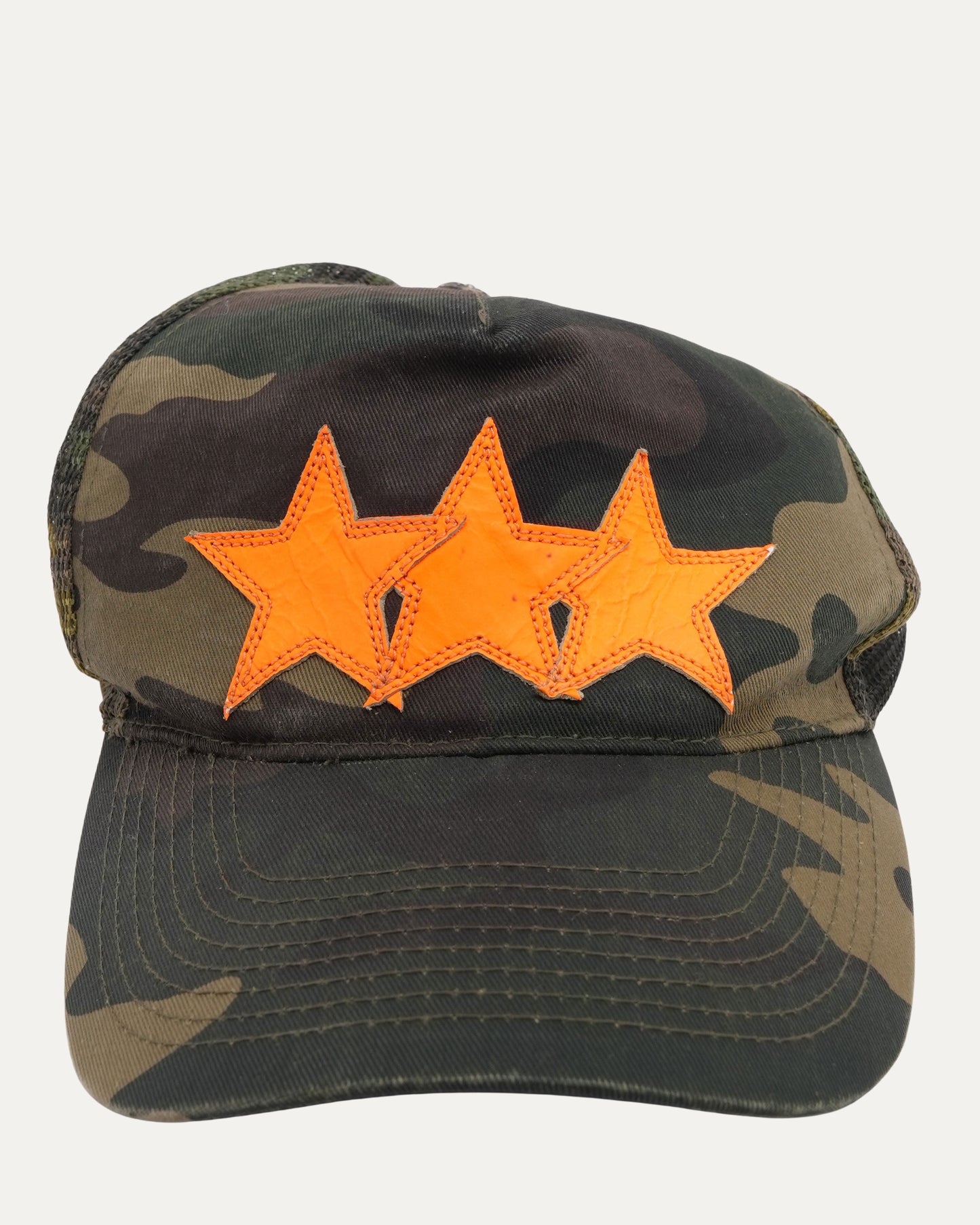 Camouflage Star Patch Trucker Hat