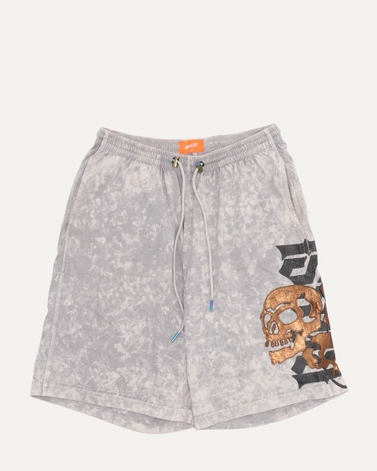 Skull Patch Sweat Shorts
