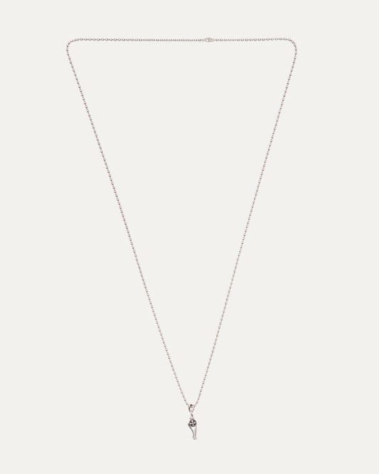 Plus Cross Whistle Pendant on Ball Chain Necklace