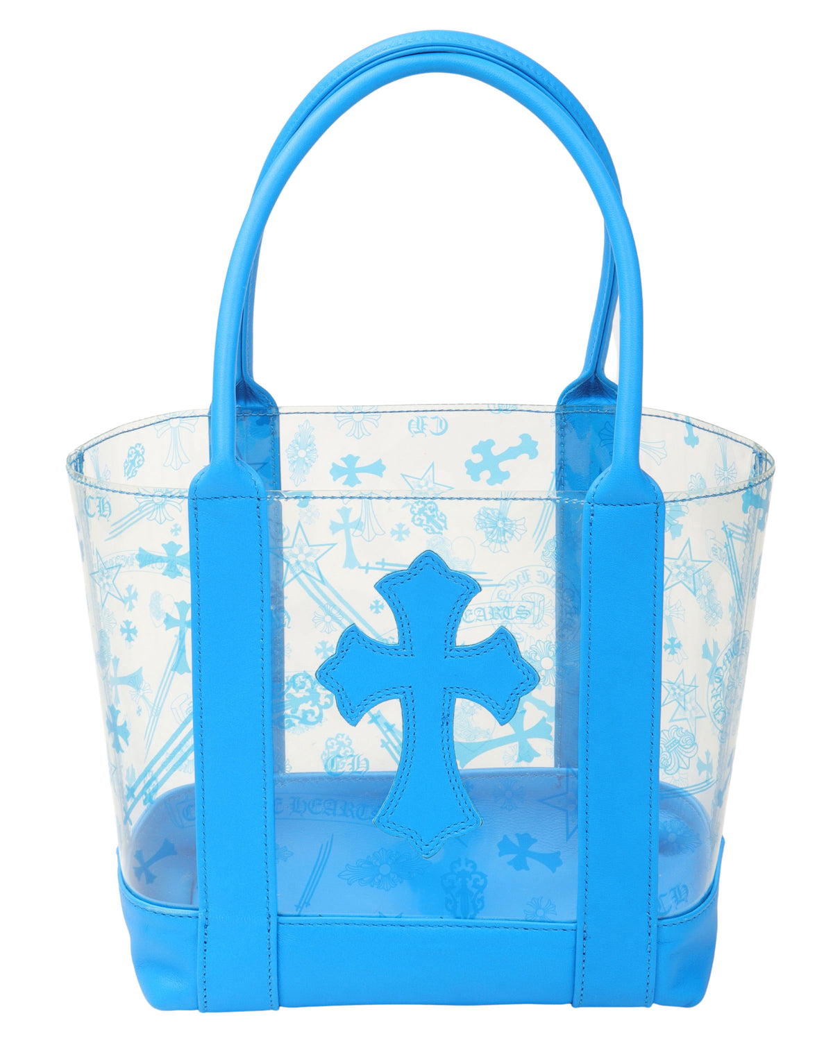 PVC Cross Patch Mini Tote Bag