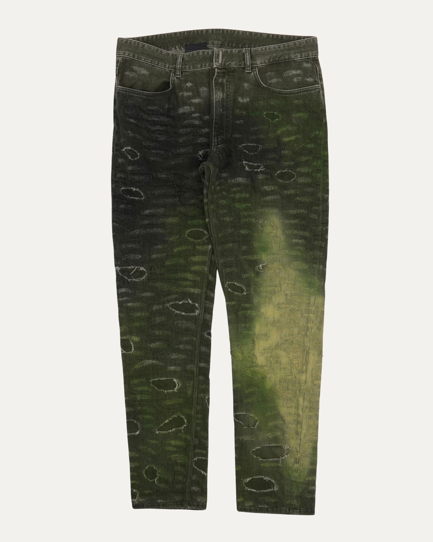 Gradient Repaired Jeans