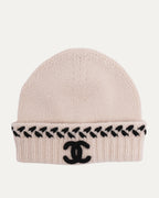 CC Embroidered Cashmere Beanie