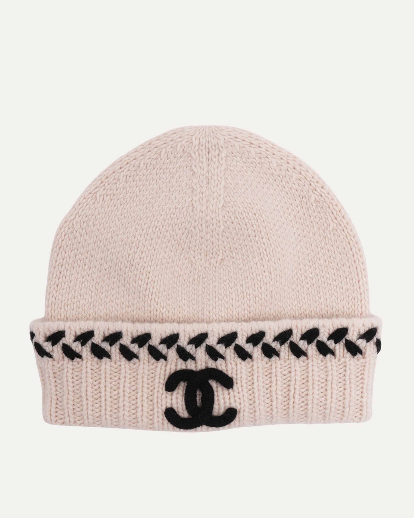 CC Embroidered Cashmere Beanie