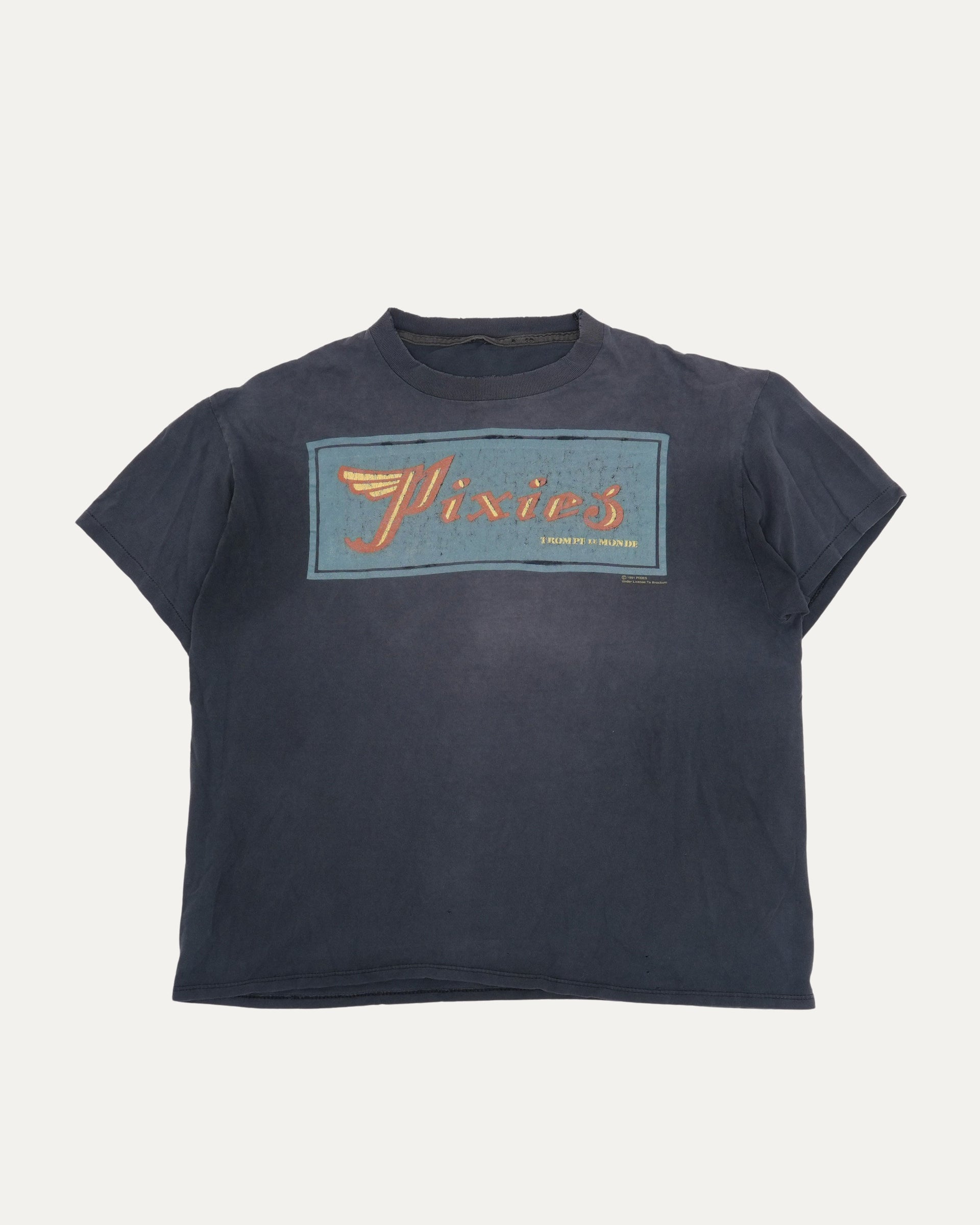 T-shirt gothique noir pour homme de chez HYRAW avec 2 squelettes