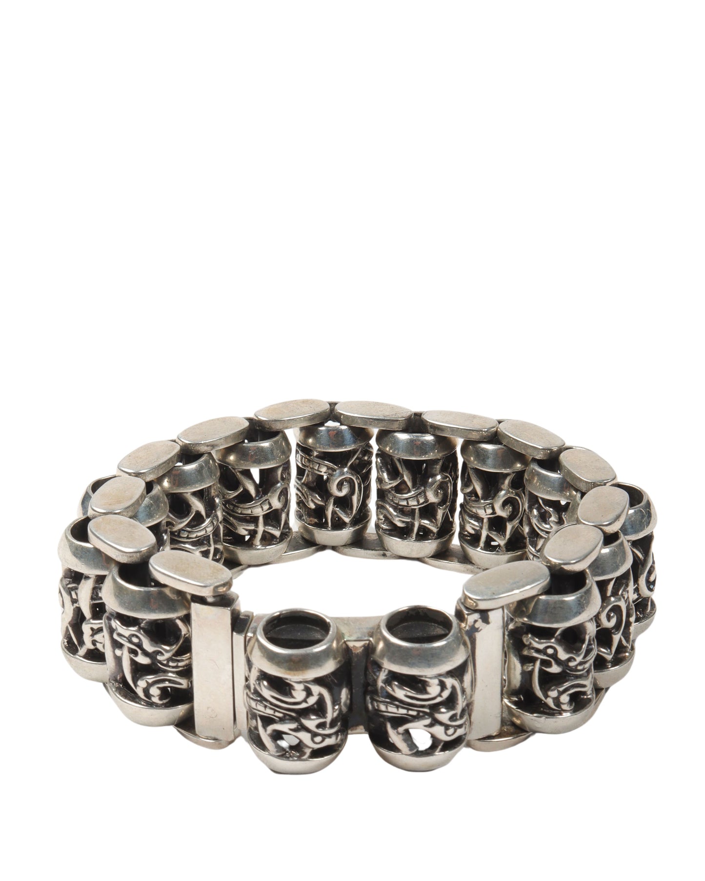 Silver Roller Bracelet
