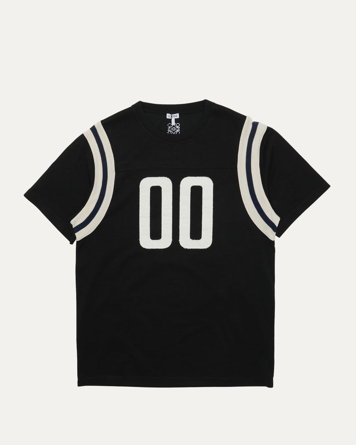 Logo Embroidered Football Jersey