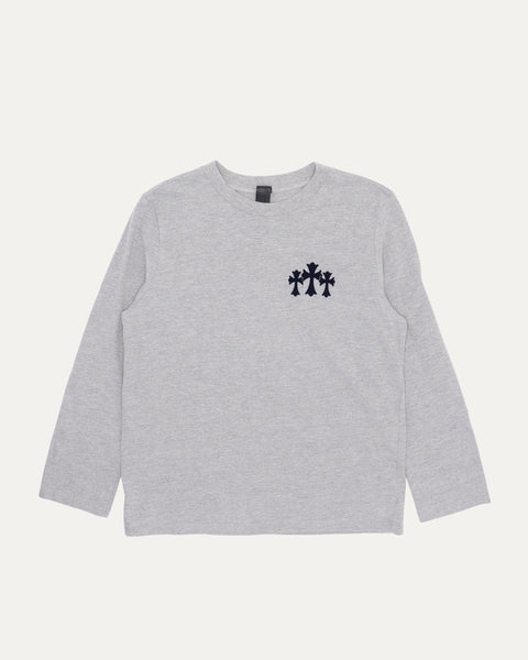 Chrome Hearts Cemetery Cross Blind Spot 3/4 Sleeve T-Shirt