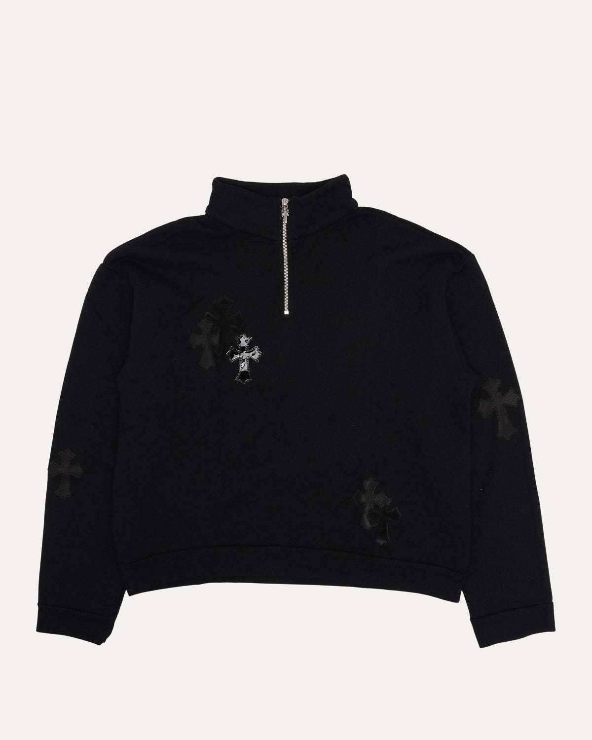 Paper Jam Cross Patch Quarter Zip Sweatshirt