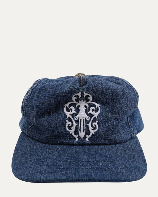 Embroidered Dagger Denim Hat