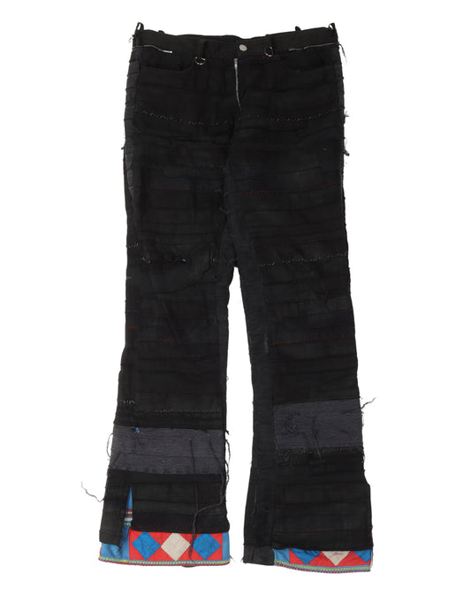 SS03 "SCAB" Ethnic Flared Jeans