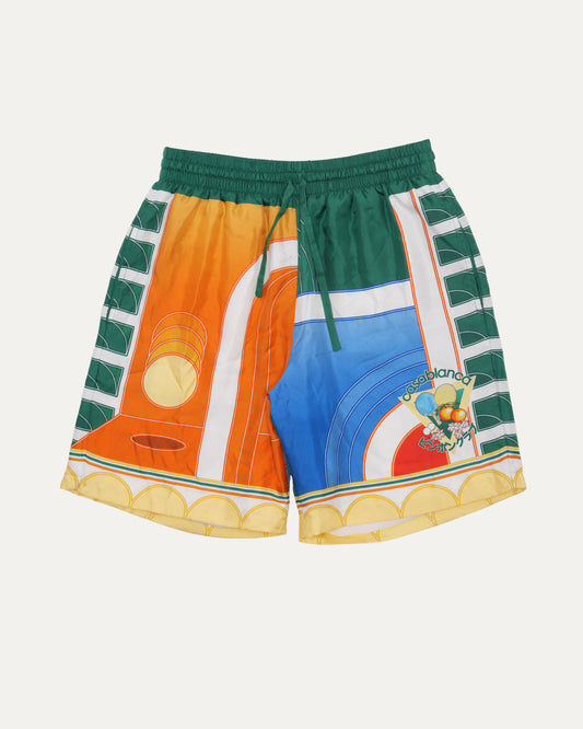 Reve De Tennis Silk Shorts