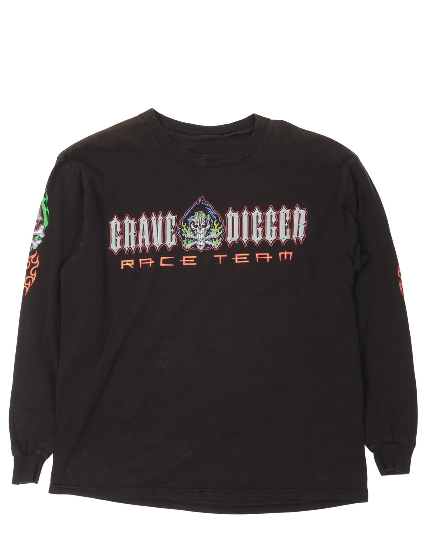 Grave Digger Bad to The Bone Long Sleeve T-Shirt