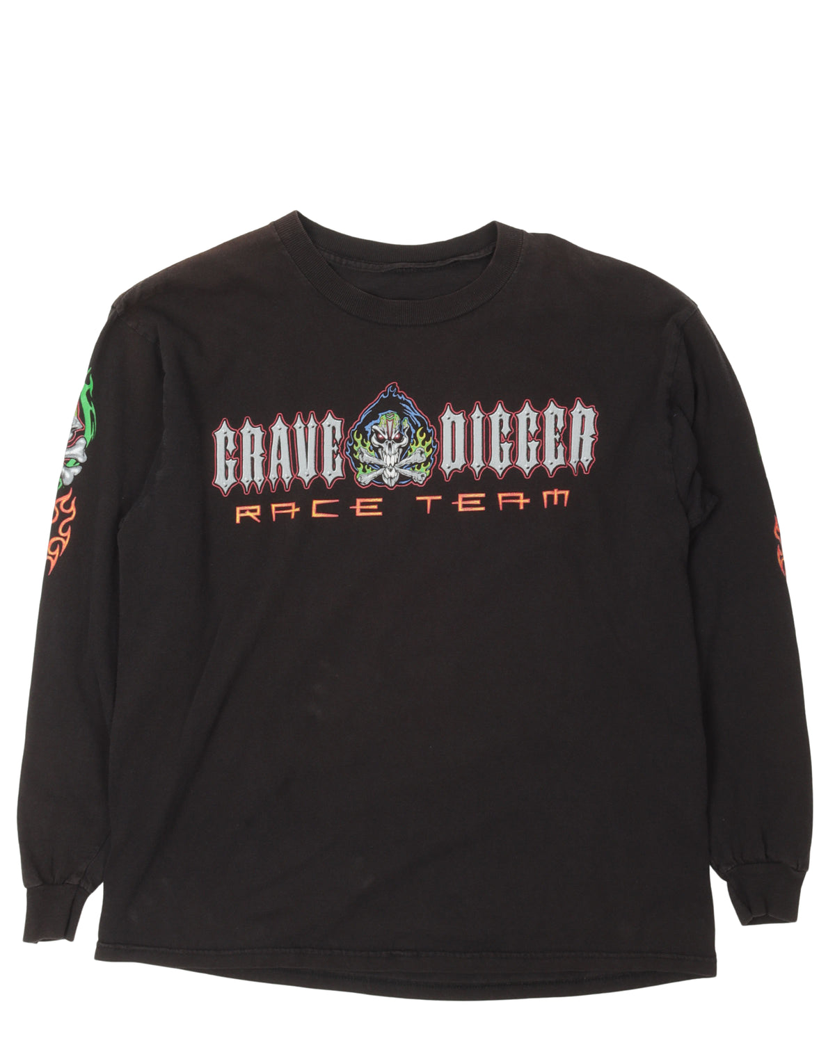 Grave Digger Bad to The Bone Long Sleeve T-Shirt