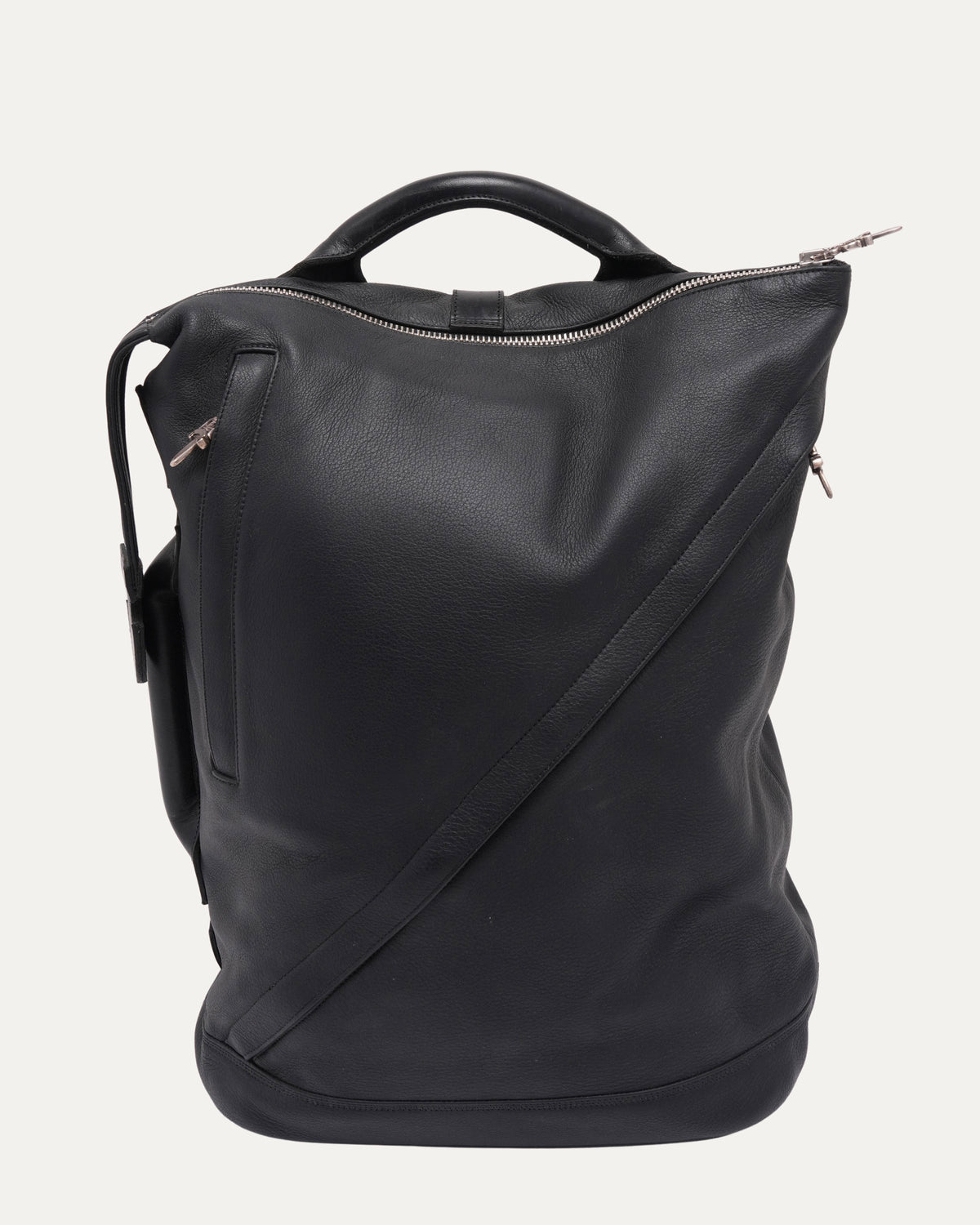 Leather Single Strap Backpack