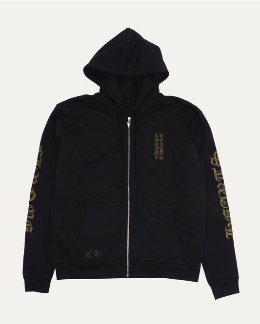 Vertical Logo Zip Up Hoodie